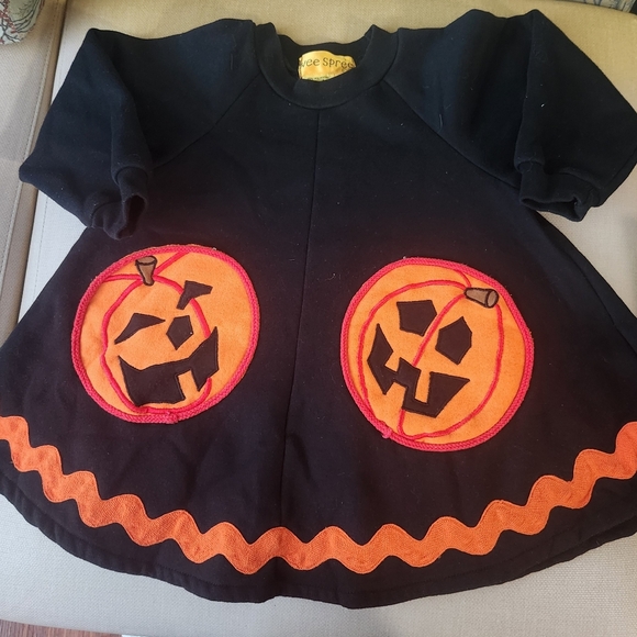 Vintage 1991 Wee Spree Halloween Tunic Size 4 - Picture 2 of 7